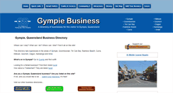 Desktop Screenshot of gympieqldbusiness.com.au